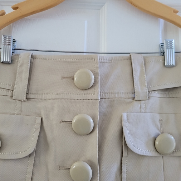 Cynthia Steffe Khaki Mini Skirt size 8 NWT - Picture 4 of 8